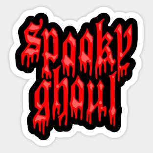 Spooky Ghoul Sticker